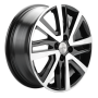 Легковой диск Khomen Wheels KHW1609 6x16 4x100 ET48 54,1 Black-FP