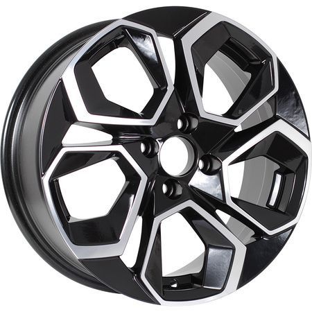 KDW KD1620 6,5x16 5x112 ET45 57,1 Black Front Polished