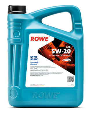 ROWE HIGHTEC SYNT RS HC 5W-20 ACEA A1/B1 синтетическое 5 л 20186-0050-99