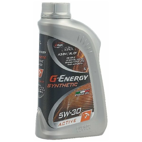 G-Energy Synthetic Active 5W-40 API SN/CF; ACEA A3/B4 синтетическое 1 л 253142409