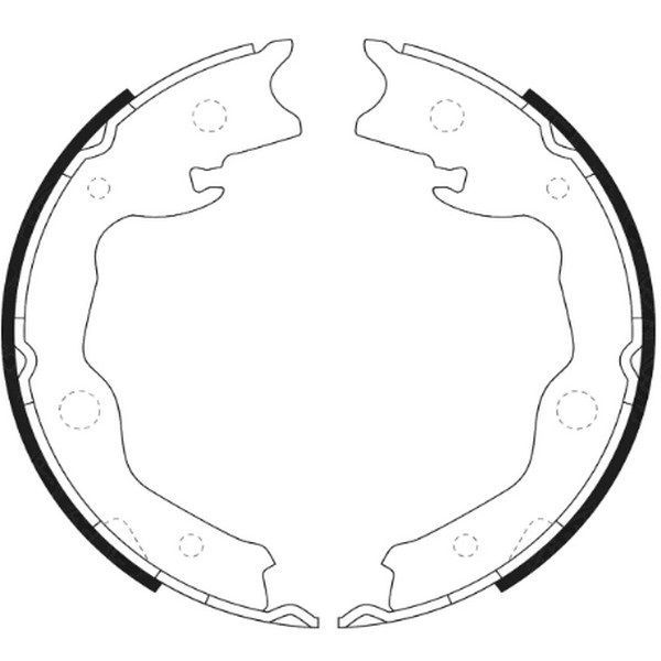 NiBK FN0621 барабанные, задняя ось